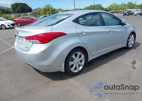 2013 Hyundai Elantra Limited z USA, uszkodzony, nr VIN KMHDH4AEXDU008225